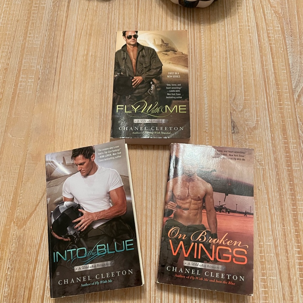 Chanel Cleeton Book Set - Fly With Me, Into the Blue, On Broken Wings